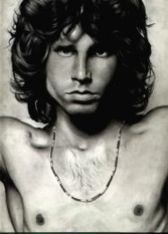 Hand drawn pencil artwork (Jim Morrison)